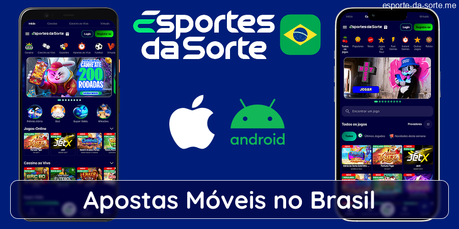 Baixe o aplicativo móvel Esporte da Sorte Brasil