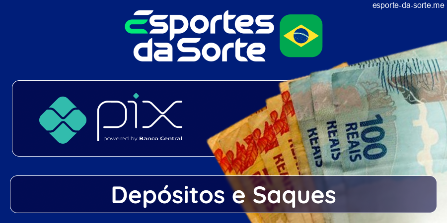 Transações bancárias no Esporte da Sorte para brasileiros